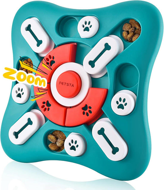 Dog Puzzle Toy Interactive | Treat Dispensing Enrichment Feeder for Dogs & Cats