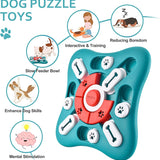 Dog Puzzle Toy Interactive | Treat Dispensing Enrichment Feeder for Dogs & Cats