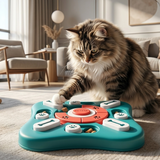 Dog Puzzle Toy Interactive | Treat Dispensing Enrichment Feeder for Dogs & Cats