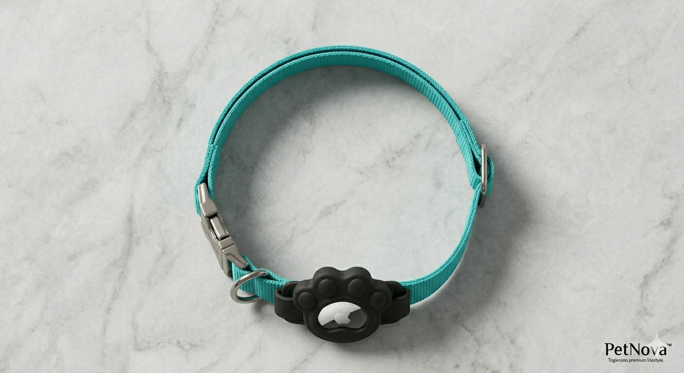 AirTag Dog Collar Holder | Silicone Pet GPS Tracker Attachment for Cats & Dogs