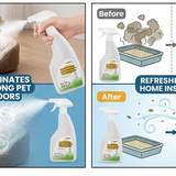 Pet Odor Eliminator Spray | Enzyme Cleaner for Dog & Cat Urine, Stains & Smells