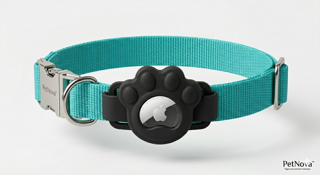 AirTag Dog Collar Holder | Silicone Pet GPS Tracker Attachment for Cats & Dogs