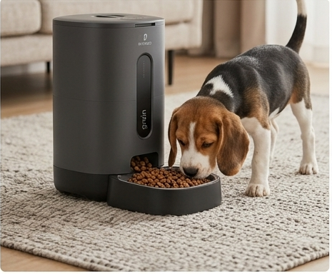Automatic WiFi Pet Feeder 5L Smart Dog Cat Food Dispenser with App Control and Portion Scheduling
