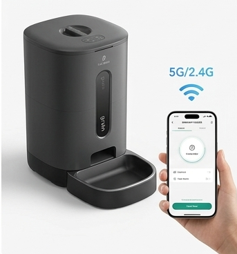Automatic Pet Feeder WiFi 5L | Smart Dog & Cat Food Dispenser with App