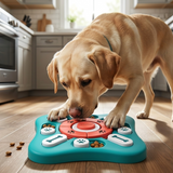 Dog Puzzle Toy Interactive | Treat Dispensing Enrichment Feeder for Dogs & Cats