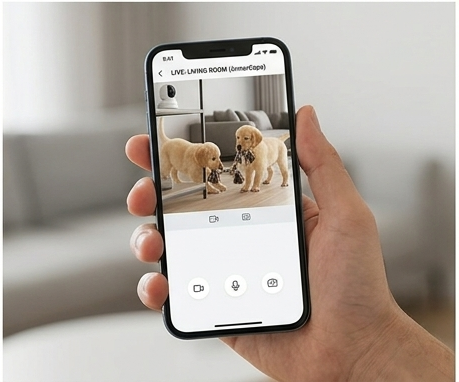 Pet Camera with Treat Dispenser | 2K HD WiFi Dog & Cat Monitor