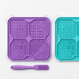 Dog Lick Mat 2-Pack | Calming Slow Feeder Enrichment Mat for Dogs & Cats