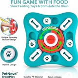 Dog Puzzle Toy Interactive | Treat Dispensing Enrichment Feeder for Dogs & Cats