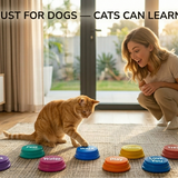 Pet Talking Buttons 8-Pack | Recordable Communication Buttons for Dogs & Cats