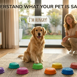 Pet Talking Buttons 8-Pack | Recordable Communication Buttons for Dogs & Cats
