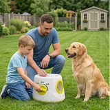 Automatic Ball Launcher for Dogs | Self-Play Indoor & Outdoor Fetch Machine