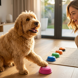 Pet Talking Buttons 8-Pack | Recordable Communication Buttons for Dogs & Cats