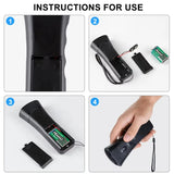 Ultrasonic Dog Repeller & Anti-Bark Trainer | LED, Portable, No Battery Needed