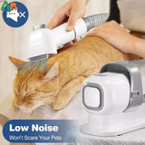 Pet Grooming Vacuum Kit 7-in-1 | Dog & Cat Deshedding & Clipper Set